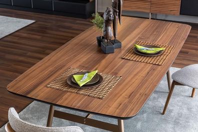 Esszimmertisch Esstisch Tisch Essecke Holz Baun Esszimmer Design Tische