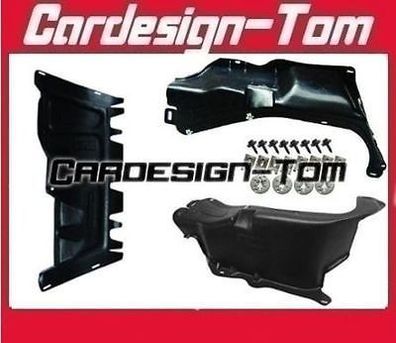 Unterfahrschutz Motorschutz M + R + L + CLIPS passend FÜR Audi A3 8L 1996-1999