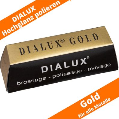 Osborn Dialux Gold Hochglanz Polierpaste für Stahl Silber Kunststoff Gold Platin