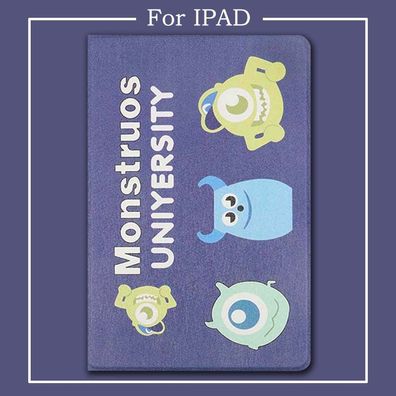 Cartoon Monsters University Schutzhülle für iPad Air/ Mini 1/2/3 Anti-fall Cover