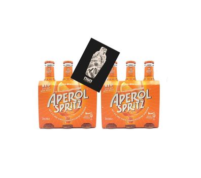 Aperol Spritz 6x 0,2l (10,5% Vol) ready to drink Aperitivo / Aperitif - (Enthäl