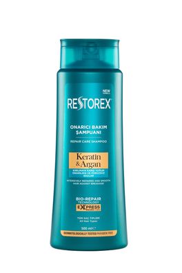 Restorex Repair & Care Shampoo mit Keratin & Algan, pflegt, stärkt & glättet