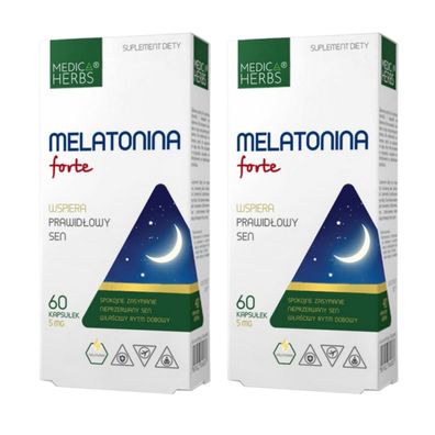 Melatonin Forte Schlaftabletten Schlafunterstützung Ohne Zusätze 5mg 120 Kapseln