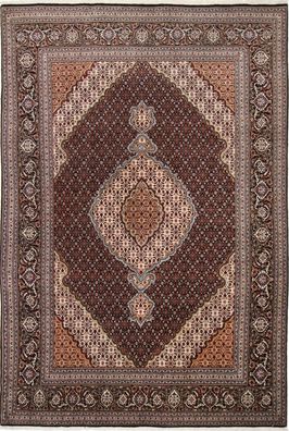 Handgeknüpfter Perserteppich Tabriz Fein Orientteppich 294 x 198 cm Top Zustand