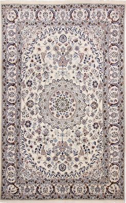 Handgeknüpfter Perserteppich Nain Kashmar Orientteppich 306 x 197 cm Top Zustand