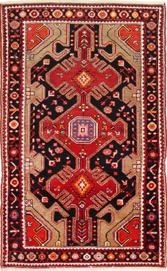 Teppich Handgeknüpft Hamedan Nomaden Orientteppich 176 x 110 cm Perserteppich