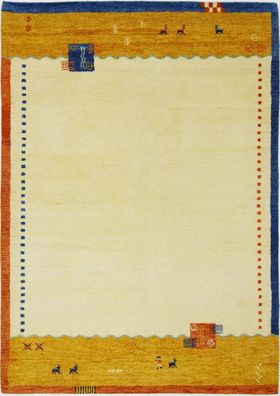 Indo Teppich Handgeknüpfter Gabbeh 237 cm x 177 cm Nr :147-13 (Gr. 240 x 170 cm)