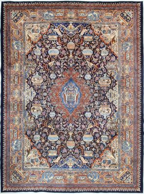 Teppich Handgeknüpft Kashmar Orientteppich 400 x 296 cm Perserteppich Nr : 209