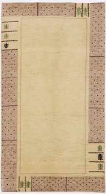 Indo Teppich Handgeknüpfter Gabbeh 149 cm x 93 cm Nr :77891-482 (Gr. 149 x 93 cm)