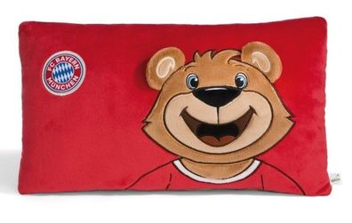 NICI Sports FC Bayern München Bär Berni Kissen 43cm x 25cm rechteckig Green Neuware