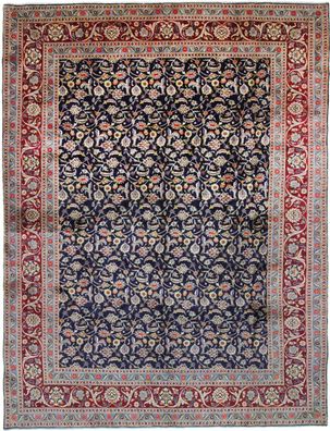 Teppich Handgeknüpft Mashad Orientteppich 384 x 290 cm Perserteppich Nr : 7562