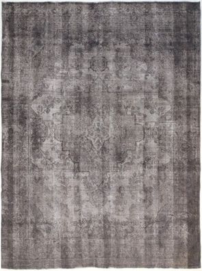 Handgeknüpfter Perserteppich Vintage Art Grau Farbe 390 cm x 293 cm Nr 2079