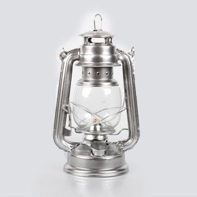 Retro nostalgische Schmiedeeisen tragbare Outdoor-Zelt-Camping-Lampe (Silber)