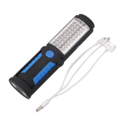 W USB-Aufladung, 36 + 5 LEDs mit Magnet, Arbeitsleuchte, Notfall-Taschenlampe, Inspe