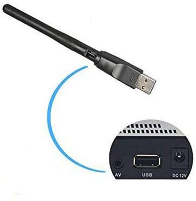 High Gain USB WLAN Stick Adapter mit High-Gain Antennen