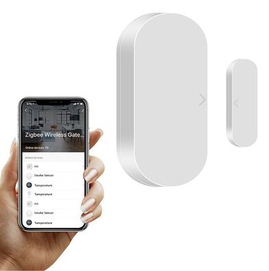 Alarm Contact Sensor, Kabellos Smart WLAN Türfenstersensor, Door Sensor