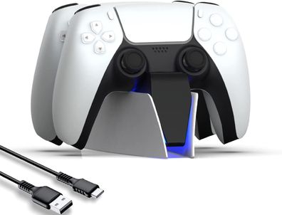 PS5 Controller Ladestation, Schnellladestation, Twin Charging Dock