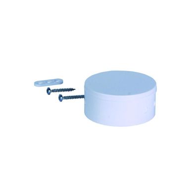 Pollmann Anschlussdose sw Kst Ø70mm H32mm LDV/ D80SW