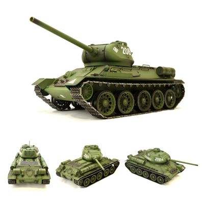 Heng Long RC Panzer Russischer T-34/85 1:16, Metallgetriebe Sound Rauch Abschuss