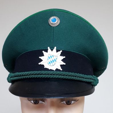 Bayerische Landpolizei Schirmmütze mittlerer Dienst Gr.58