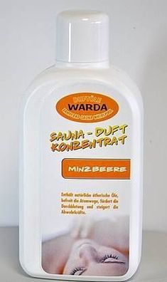 1 l Warda Aufguß Minzbeere für die Sauna, Konzentrat, Saunaaufguss