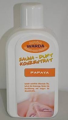 1 l Warda Aufguß Papaya für die Sauna, Konzentrat, Saunaaufguss, hohe Konzentration