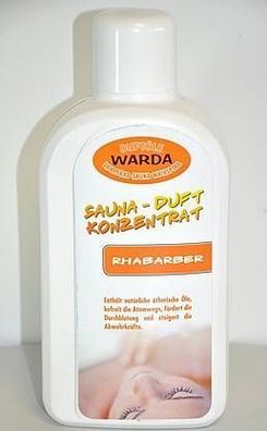 1 l Warda Aufguß Rhabarber für die Sauna, Konzentrat, Saunaaufguss