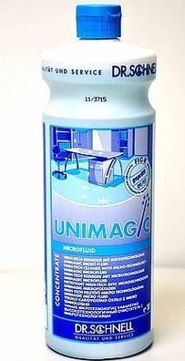 1 l Unimagic Konzentrat, High-Tech-Reiniger 1%ig anwenden, 1 l Flasche