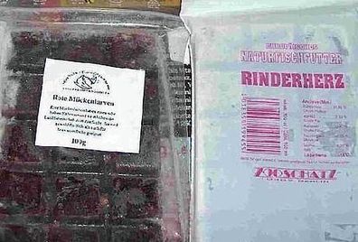 100 Tafeln gefrostete Wasserflöhe a' 100g, Futter