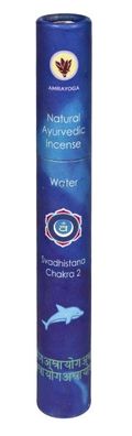 yogabox Ayurvedische Räucherstäbchen WATER / Wasser - Bauch Chakra