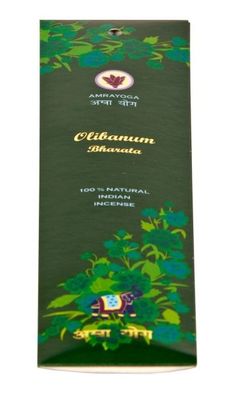 yogabox Indische Räucherstäbchen 100% Natural Olibanum Bharata