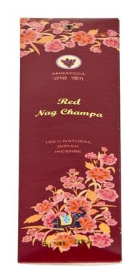 yogabox Indische Räucherstäbchen 100% Natural Red Nag Champa