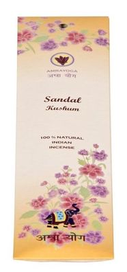 yogabox Indische Räucherstäbchen 100% Natural Sandal Kushum