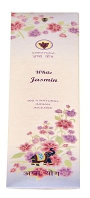yogabox Indische Räucherstäbchen 100% Natural White Jasmin
