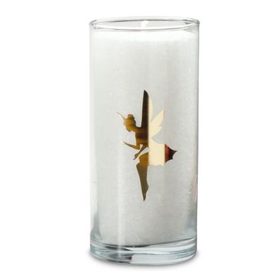 yogabox Magische KERZE Weiß mit dem goldenen Etikett "ELFE" ca. 14 cm