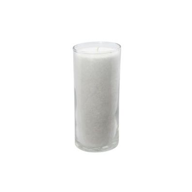 yogabox Palmwachs Kerze Weiß ca. 14 cm