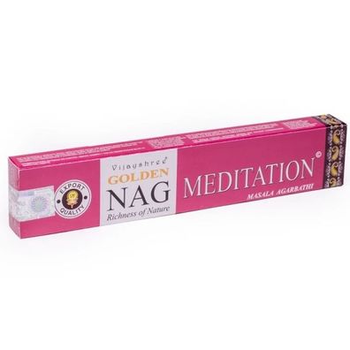 yogabox Räucherstäbchen Golden Nag Meditation