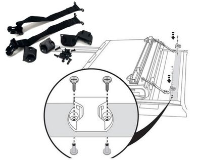 BAKFlip Sicherheitsgurt paar für MX4, F1, G2, HD, FiberMax, VP, CS, CS-F1