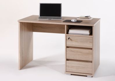 Schreibtisch "PRIMUS" PC Tisch Computertisch Home-Office Büro Eiche Sonoma