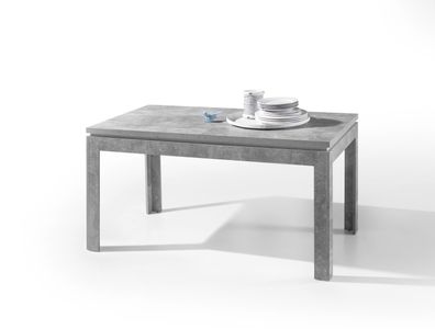 Esstisch "STONE" Esszimmertisch Küchentisch Tisch ausziehbar grau beton 140-180cm