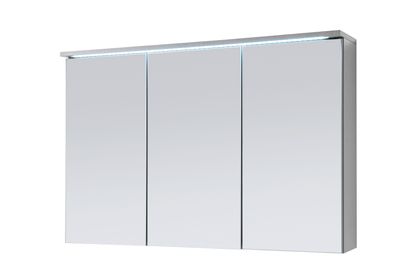Spiegelschrank Bad "TWO" mit LED Beleuchtung Badspiegel Badschrank Spiegel grau