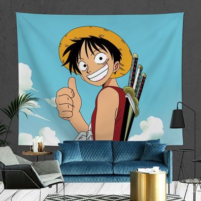 Anime One Piece Wandteppich Tapisserie Wohnkultur Fotorequisiten Hintergrund Tuch