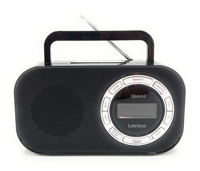 Lenco PR2700 tragbare FM Radio mit RDS USB MP3 LCD Alarm Uhr Lautsprecher NEU