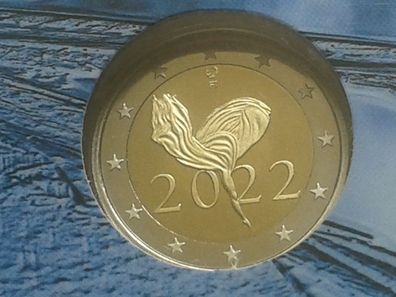 Original 2 euro 2022 PP Finnland Nationalballet 2 euro 2022 proof Nationalballet