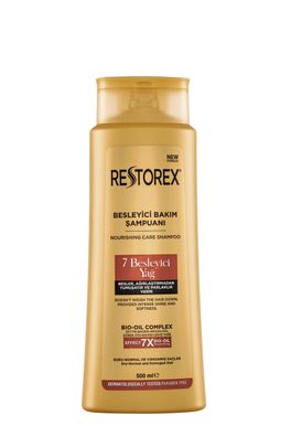 Restorex nährendes Pflegeshampoo mit 7 Ölen nährt & stärkt, glanz & seidig