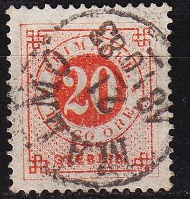 Schweden Sverige [1872] MiNr 0022 B a ( O/ used )