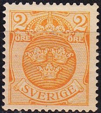 Schweden Sverige [1911] MiNr 0058 ( * / mh )