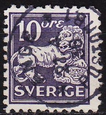 Schweden Sverige [1921] MiNr 0177 II W B ( O/ used )