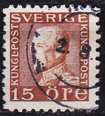 Schweden Sverige [1921] MiNr 0180 II W B ( O/ used )