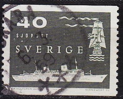 Schweden Sverige [1958] MiNr 0437 ( O/ used ) Schiffe